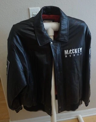 NWT-Vintage Walt Disney World Lambskin Jacket Mickey Mouse Size 2XL, Style 8963 - Image 1 of 4