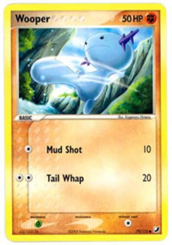 Pokemon - Wooper - 79/115 - Common - EX Unseen Forces - NM - Image 1 of 1