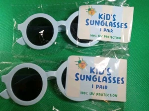 ✔️ 2 Pair Kids Sunglasses 100% UV Protection. Lot#49 - Picture 1 of 1