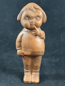 Unique Rubber Doll Toy Campbells Soup? Kewpie? Early Antique Vintage Creepy 6” - Picture 1 of 8