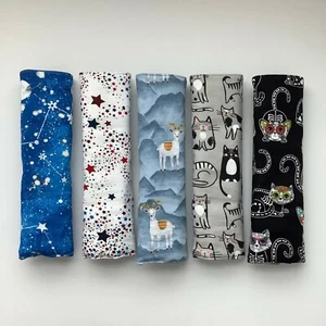 Custom Car Seat Belt Cover, Neck Shoulder Pad 100% Cotton, Cat Dog Moon Galaxy - Picture 1 of 314