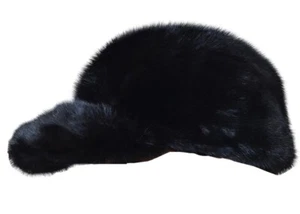Real Mink Fur Baseball Cap All sizes Pre Sale  - Picture 1 of 4