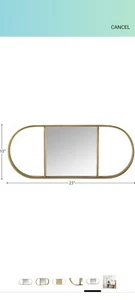 mid century modern wall mirror - Picture 1 of 10