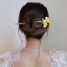 Women Hanfu Hairpins Chinese Hair Fork Korean Hair Clip Ginkgo Hair Sticks