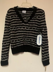 Vintage Sweater Knit 80s Grunge NWT S/M 36” - Picture 1 of 12