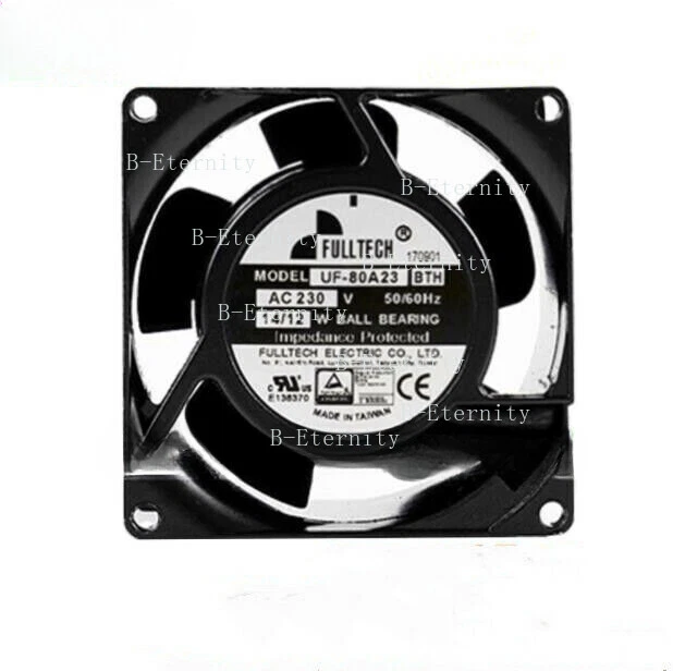 For FULLTECH UF-80A23 BTH Axial fan 230VAC 14/12W 80*80*38mm Ball cooling fan - Image 1 of 4