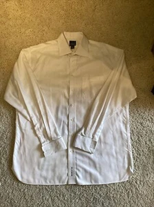 Jos A Banks Signature Collection White Tuxedo Shirt French Cuff Size 16.5 - Picture 1 of 7
