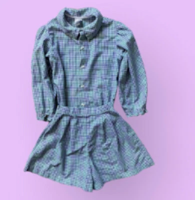 Girl’s  Dress y plaid Outfit Vintage Becki Division of Bailey Boys Plaid Size 6 - Image 1 of 4