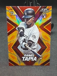 2017 Topps Fire Red Flame - Raimel Tapia RC #80 Toronto Blue Jays - Picture 1 of 2