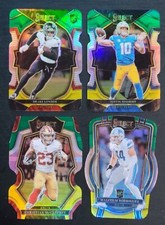 2022 Select Football GREEN/YELLOW DIE-CUT PRIZMS with Rookies You Pick the Card