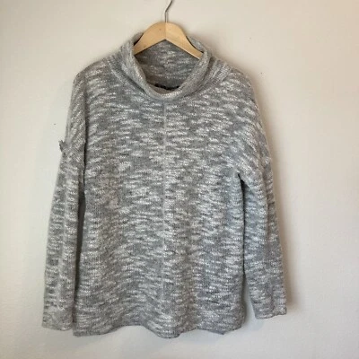 Sanctuary Revolve Cowl Neck Gray Sweater Wool Blend Size Small - Image 1 of 4