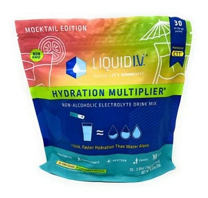 Liquid I.V. Hydration Multiplier 30 Individual Serving Stick Packs in Reseala... - Picture 1 of 9