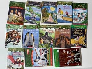 Lot of 13 MAGIC TREE HOUSE PB HC Books Mary Pope Osborne #b33 - Imagen 1 de 2