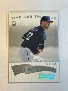 Jimmy Nelson 2014 Panini Classics Timeless Tributes #ed /149 Rookie Card RC #174