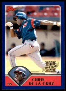 2003 Topps Traded & Rookies #T191 Chris De La Cruz Rookie - Foto 1 di 2