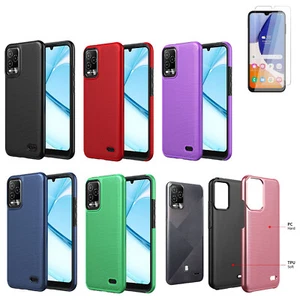 Etui na telefon do Blu View 5 Pro (B170D) Dwuwarstwowe zabezpieczenie przed upadkiem Teksturowana pokrywa - Zdjęcie 1 z 18
