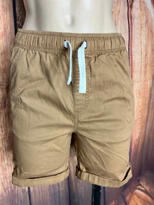 BNWT Boys Sz 12 Smart CoCo Brown Anko Elastic Waist Dress Shorts - Picture 1 of 2
