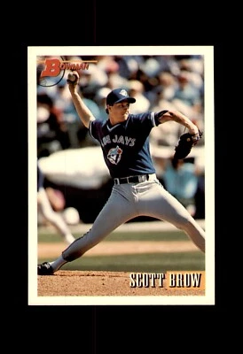 SCOTT BROW #435 TORONTO BLUE JAYS 1993 BOWMAN  - Image 1 of 2