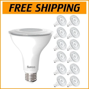 Bright 1200 Lumens LED Dusk to Dawn Bulbs - 11W Warm White, 12 Pack Outdoor Use - Picture 1 of 9