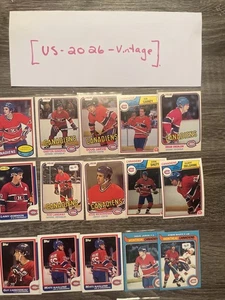 1980s O-Pee-Chee OPC Montreal Canadiens 18 X Hockey 🏒 Card Lot - Picture 1 of 6