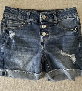 Imperial Star Girl Adjustable Waist Jean Shorts Size 10 - Picture 1 of 6