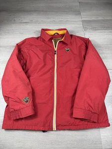 Vintage Ecko Unltd Jacket Mens XL Ripstop Red Full Zip Y2K Lined Streetwear - Picture 1 of 9