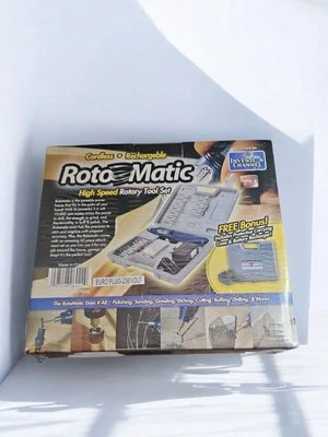 🔥Roto Matic High Speed 60 Piece Rotary Tool Set As Seen on TV-factory Sealed  - Image 1 of 3