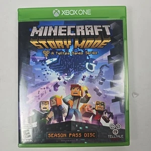 Minecraft: Story Mode -- Season Pass Disc , Xbox One, 2015) Clean Disc Free Ship - Picture 1 of 4