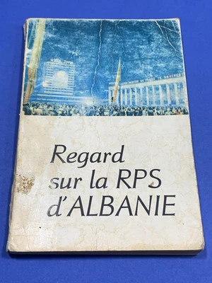 OLD ALBANIA BOOK BROCHURE-ENVER HOXHA-REGARDS SUR LA RPS D'ALBANIE-1978-COMUNISM - Image 1 of 4