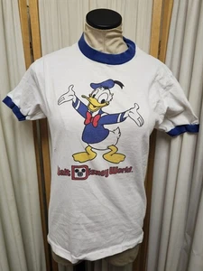 Camiseta Vintage Pato Donald Walt Disney World Productions M Mediana - Imagen 1 de 8