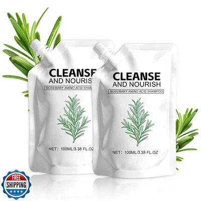Rosemary Amino Acid Shampoo,Hair Growth Shampoo for Thinning Hair Women and M - Image 1 of 4