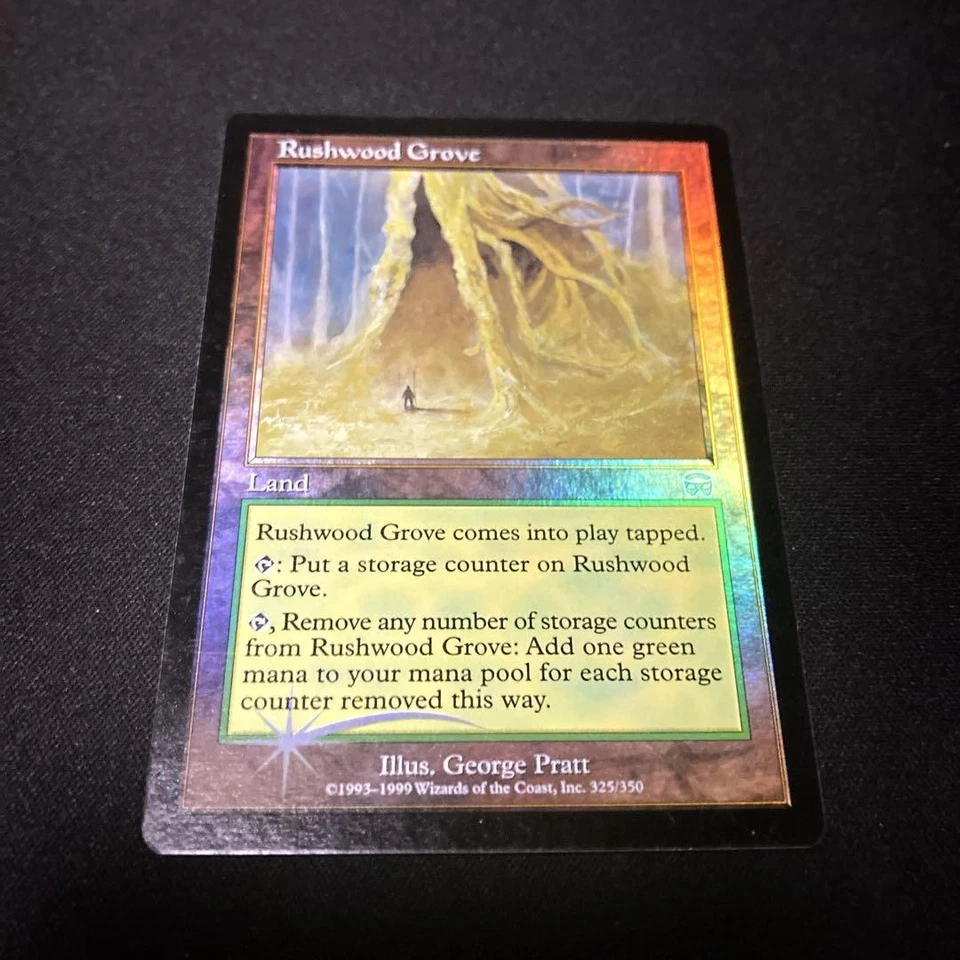 MTG Rushwood Grove Foil English MMQ EN First Edition Magic the Gathering - Image 1 of 1