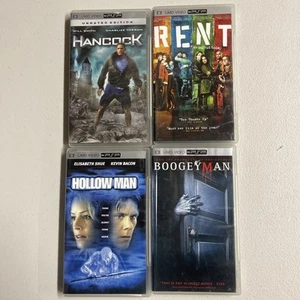 Lot of 4 UMD Videos for PSP - Tested and Working Vacancy Rent Hancock - Picture 1 of 1