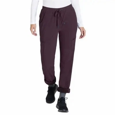 *NUEVO CON ETIQUETAS* Pantalón polar forrado de vellón elástico Eddie Bauer para mujer (púrpura, talla 18) Foto 1 de 3