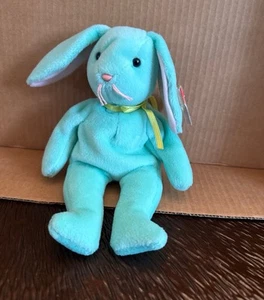 NWT Ty Beanie Baby Mint Green Bunny Rabbit Hippity - Picture 1 of 1