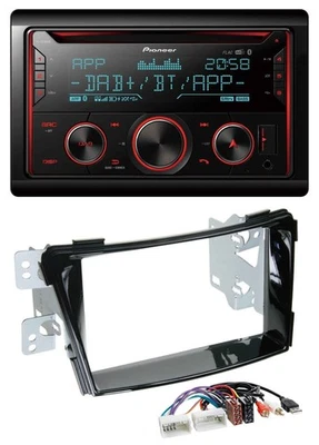 Pioneer 2DIN DAB MP3 Bluetooth USB CD Autoradio für Hyundai i40 ab 11 VF Klavier - Bild 1 von 4