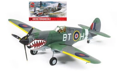 KIT MODELLINO AEREO STATICO AIRFIX CURTISS TOMAHAWK MODELLISMO SCALA 1/48 - Immagine 1 di 4