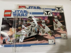LEGO Star Wars Republic Attack Gunship 7676 INSTRUCTION MANUALS ONLY