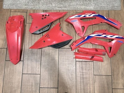 Guardabarros de plástico Honda CRF450R 2021-2024 cubiertas paneles placa CRF250R 22-24 Foto 1 de 4