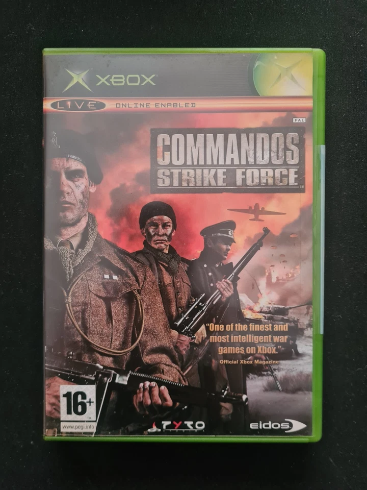 COMMANDOS STRIKE FORCE UK PAL Version COMPLETE Game Microsoft Xbox Original OG - Image 1 of 4