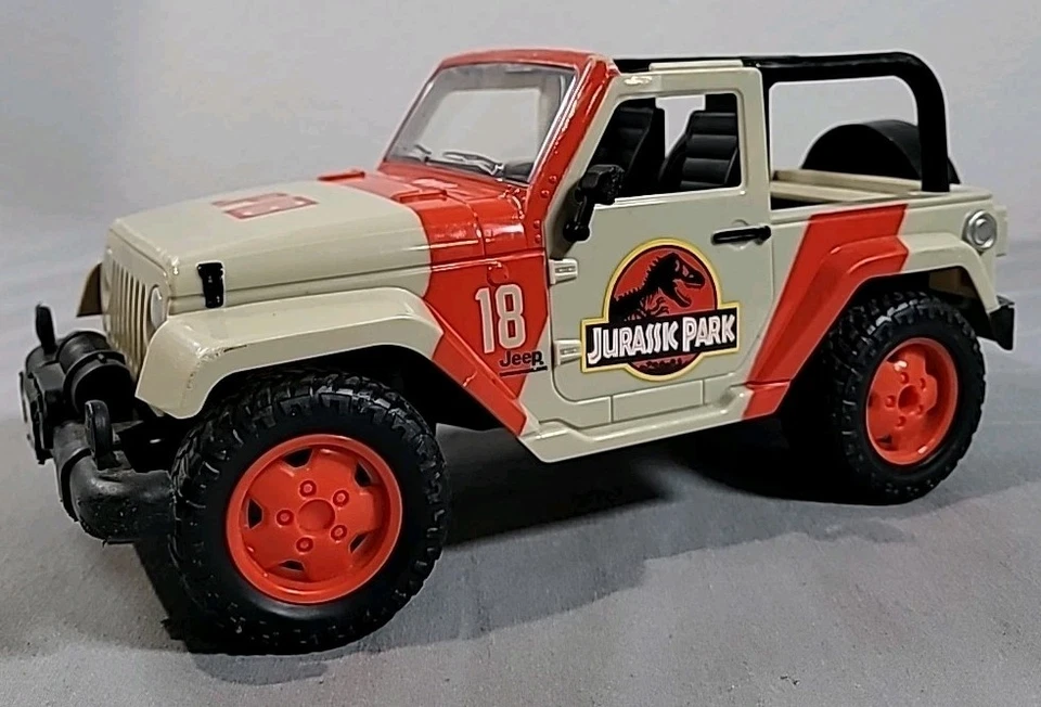 Jeep Wrangler Jada Jurassic Park 2021 R/C ¡¡sin probar!! SIN MANDO A DISTANCIA  Foto 1 de 4