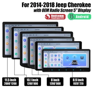 JOYING Qualcomm DST Android13 Car Radio GPS Upgrade For 2014-2018 Jeep cherokee - Picture 1 of 22