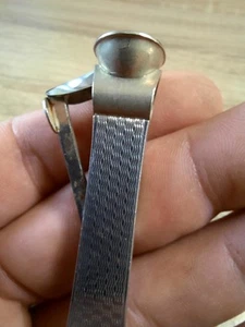 Vintage Cigar Cutter Arrow Ring SOLINGEN German Silver - Picture 1 of 15