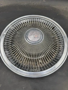 OEM 1970s Impala Caprice Corvette 15" Turbine Hubcap with Flat Center - Picture 1 of 6