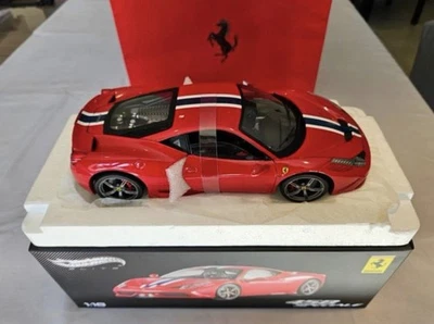 Hot Wheels Elite 1/18 Ferrari 458 Speciale Con Scatola ( Nuova ) - Immagine 1 di 4