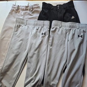 Lot of Youth Baseball T-Ball Pants Easton Under Armour Adidas Size Youth Small - Picture 1 of 20
