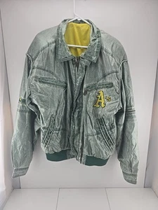 Chaqueta Campri de Colección Teamline Oakland Athletics MLB Chaqueta de Nylon - Imagen 1 de 21