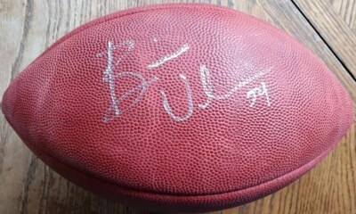 NICE Autographed Bears Brian Urlacher SB XLI Official Wilson FS Football JSA LB - Image 1 of 4