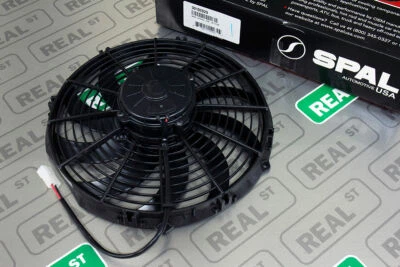 Spal 12 in High Performance Puller Radiator Cooling Fan Curved Blades 30102029 - Image 1 of 4