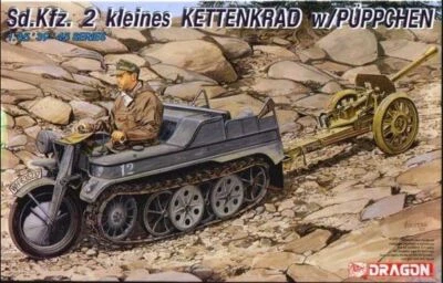 KIT MODELLINO MILITARE DRAGON SD.KFZ 2 KLEINES KETTENKRAD MODELLISMO SCALA 1/35 - Immagine 1 di 4